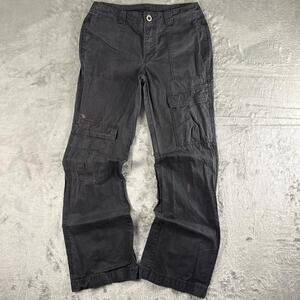 Free People Cargo Pants Vintage Style Y2k Straight Leg Grey Size 2.
